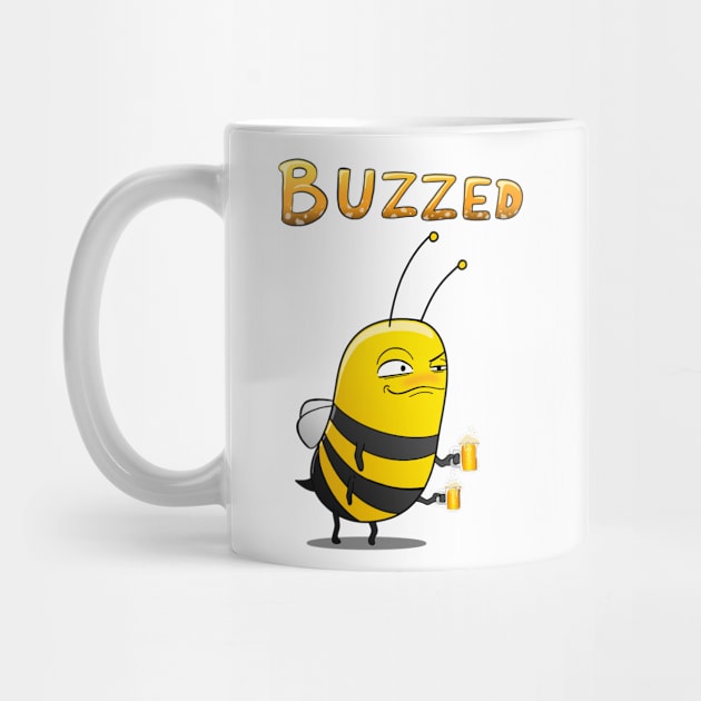 Buzzed as a Beee by WeFlaps Comics Merch